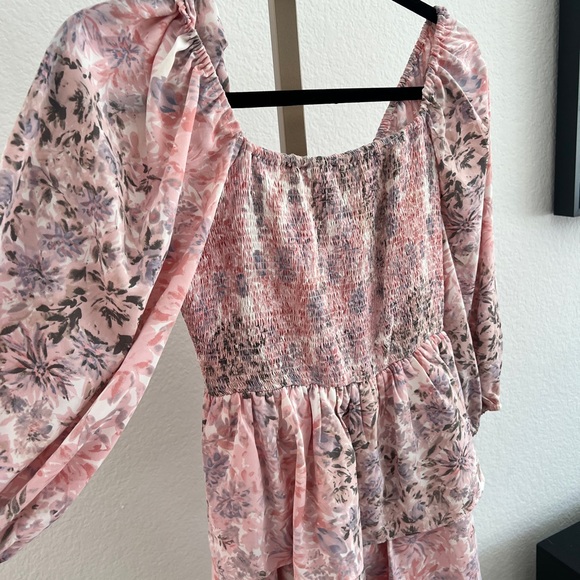 Entro Pink Floral Dress - Picture 2 of 6